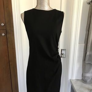 Classic Kenneth Cole black sheath dress, size 10